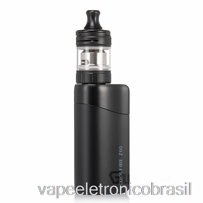 Vape Recarregável Innokin Coolfire Z60 Zlide Top Starter Kit Preto